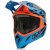 Мотокрос каска ACERBIS  STEEL CARBON ORANGE/BLUE thumb