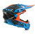 Мотокрос каска ACERBIS  STEEL CARBON ORANGE/BLUE thumb