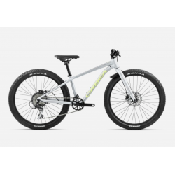 Велосипед ORBEA MX 24 TEAM DISC Halo Silver - Spicy Lime Велосипед ORBEA MX 24 TEAM DISC Halo Silver - Spicy Lime