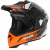 Мотокрос каска ACERBIS  STEEL CARBON WHITE/ORANGE