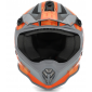Детска мотокрос каска ACERBIS IMPACT STEEL BLACK/ORANGE thumb