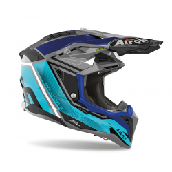 Мотокрос каска AIROH AVIATOR 3 League Blue Gloss