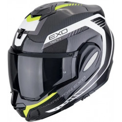 Модуларна каска SCORPION Exo-Tech Evo Carbon BLACK/NEON YELLOW