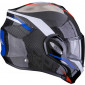 Модуларна каска SCORPION Exo-Tech Evo Carbon ROVER BLACK/RED/BLUE thumb