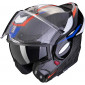Модуларна каска SCORPION Exo-Tech Evo Carbon ROVER BLACK/RED/BLUE thumb