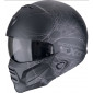 Каска SCORPION EXO-COMBAT II SPIDERWEB Matt Black-Silver thumb