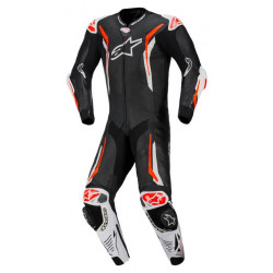 Кожен екип ALPINESTARS GP TECH V5 BLACK/WHITE/FLUO RED