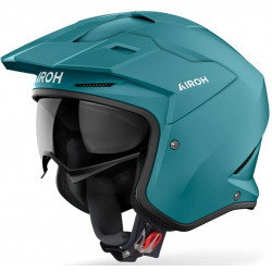 Kаска за скутер AIROH Kombakt Petrol Green Matt