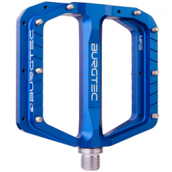 Вело Педали BURGTEC Penthouse Flat MK5 Pedals ­ Deep Blue ­ Steel