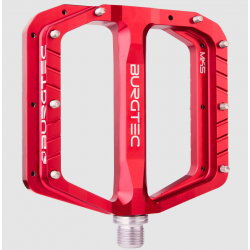 Вело Педали BURGTEC Penthouse Flat MK5 Pedals ­Race Red­ Steel