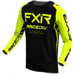 Мотокрос блуза FXR OFF-ROAD 22 BLACK/HI VIS