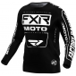 Мотокрос блуза FXR CLUTCH MX24 BLACK/WHITE thumb