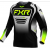 Мотокрос блуза FXR CLUTCH MX25 BLACK/GREY HIVIS