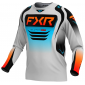 Мотокрос блуза FXR CLUTCH MX25 GREY/SKY ORANGE thumb