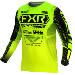Мотокрос блуза FXR CLUTCH MX25 HIVIS LIME/BLACK