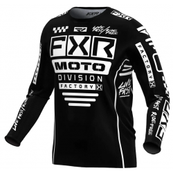 Мотокрос блуза FXR PODIUM GLADIATOR MX24 BLACK/WHITE