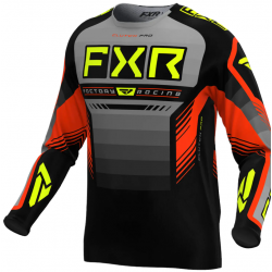 Мотокрос блуза FXR CLUTCH PRO MX24 GREY/NUKE HI VIS