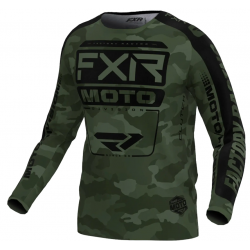 Мотокрос блуза FXR CLUTCH MX24 CAMO BLACK