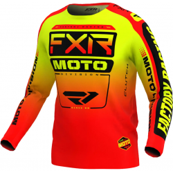 Детска мотокрос блуза FXR CLUTCH MX24 INFERNO