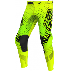 Детски мотокрос брич FXR PODIUM MX25 HIVIS/LIME/BLACK