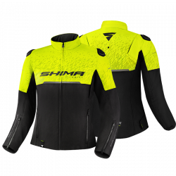 Дамско мото яке SHIMA DRIFT BLACK/YELLOW FLUO