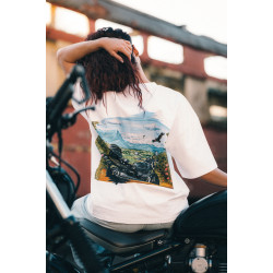 Тениска Freedom Ride White Limited