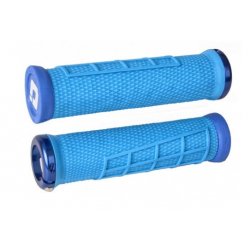 Вело ръкохватки ODI ELITE FLOW LOCK-ON GRIPS Blue Grip