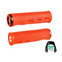 Вело ръкохватки ODI F-1 SERIES DREAD LOCK V2.1 LOCK-ON GRIPS Orange