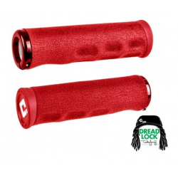 Вело ръкохватки ODI F-1 SERIES DREAD LOCK V2.1 LOCK-ON GRIPS Red