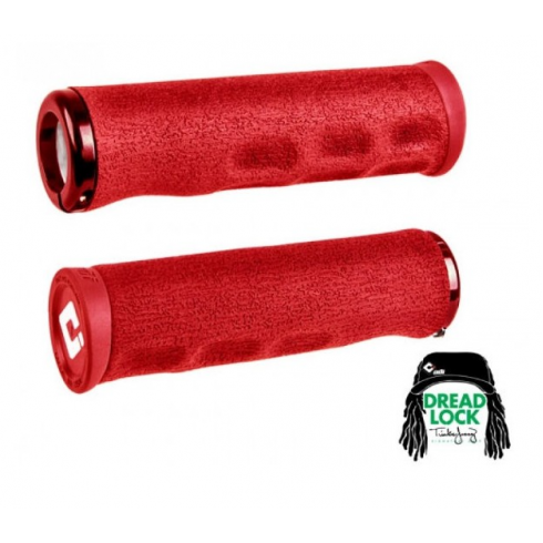 Вело ръкохватки ODI F-1 SERIES DREAD LOCK V2.1 LOCK-ON GRIPS Red Вело ръкохватки ODI F-1 SERIES DREAD LOCK V2.1 LOCK-ON GRIPS Red