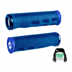 Вело ръкохватки ODI F-1 SERIES DREAD LOCK V2.1 LOCK-ON GRIPS Blue Вело ръкохватки ODI F-1 SERIES DREAD LOCK V2.1 LOCK-ON GRIPS Blue