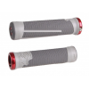 Вело ръкохватки ODI AG2 v2.1 Lock-On Grips Graphite/CoolGray with Red Clamps
