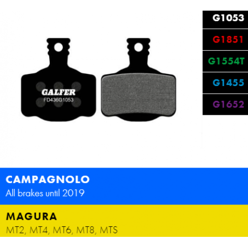 Вело спирачни накландки GALFER BIKE FD436G1053 PERFORMANCE Brake Pad Вело спирачни накландки GALFER BIKE FD436G1053 PERFORMANCE Brake Pad