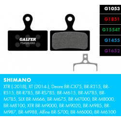 Вело спирачни накландки GALFER BIKE FD452G1053 PERFORMANCE Brake Pad