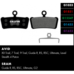 Вело спирачни накландки GALFER BIKE FD459G1652 E-BIKE Brake Pad Вело спирачни накландки GALFER BIKE FD459G1652 E-BIKE Brake Pad