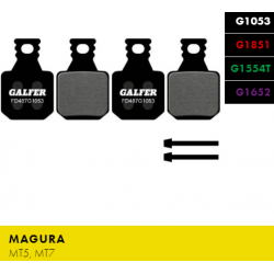 Вело спирачни накландки GALFER BIKE FD487G1652 E-BIKE Brake Pad