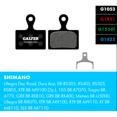 Вело спирачни накландки GALFER BIKE FD496G1053 PERFORMANCE Brake Pad Вело спирачни накландки GALFER BIKE FD496G1053 PERFORMANCE Brake Pad