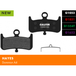 Вело спирачни накландки GALFER BIKE FD549G1652 E-BIKE Brake Pad