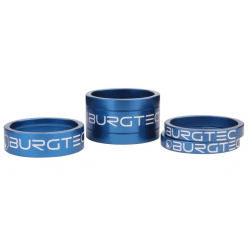 Вело спейсъри за кормило BURGTEC Stem Spacers ­Deep Blue