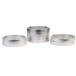 Вело спейсъри за кормило BURGTEC Stem Spacers Rhodium Silver