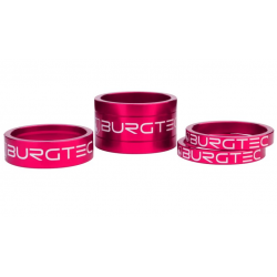Вело спейсъри за кормило BURGTEC Stem Spacers ­Toxic Barbie Pink