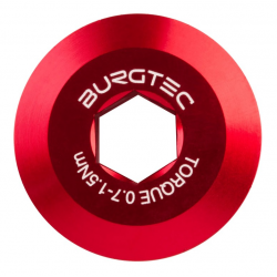 Болт за курбели BURGTEC Shimano Crank Bolt ­ Race Red