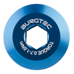 Болт за курбели BURGTEC Shimano Crank Bolt ­Deep Blue