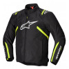 Текстилно яке ALPINESTARS T-SPS V2 WP Black/White/Yellow Fluo