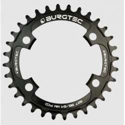 Вело Плоча BURGTEC 96/64mm PCD Thick Thin Chainring 32T Burgtec Black Вело Плоча BURGTEC 96/64mm PCD Thick Thin Chainring 32T Burgtec Black