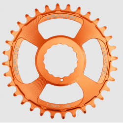 Вело Плоча BURGTEC Cinch Thick Thin Chainring ­32T­ Iron Bro Orange