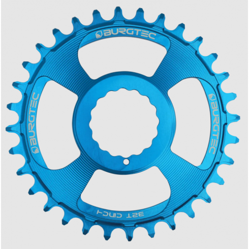 Вело Плоча BURGTEC Cinch Thick Thin Chainring 32T Deep Blue Вело Плоча BURGTEC Cinch Thick Thin Chainring 32T Deep Blue