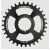 Вело Плоча BURGTEC Cinch Thick Thin Chainring 34T ­Burgtec Black thumb