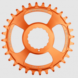 Вело Плоча BURGTEC Cinch Thick Thin Chainring ­34T ­Iron Bro Orange