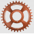 Вело Плоча BURGTEC Cinch Thick Thin Chainring ­34T ­Kash Bronze thumb